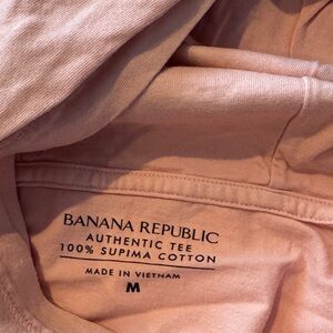 Banana Republic Light Pink Supima Cotton hoodie
